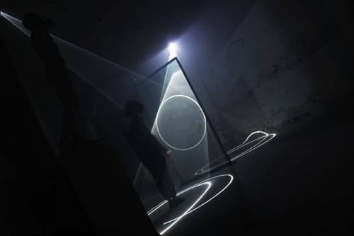 Continuum, audiovisual installation by Cinzia Campolese, view 4 of 5